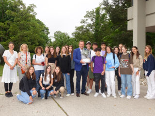 Austauschgruppe italienischer Schüler