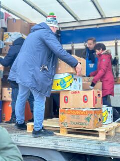 "Hochstapler" bei der Arbeit (Foto: Pfarrverband Gräfelfing-Lochham)