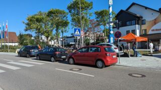 Die Parkerei am Kraillinger Umwelttag war absolut kontraproduktiv und rücksichtslos (Foto: Unser Würmtal)