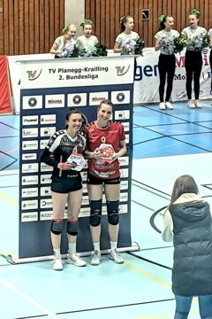 Alina Hösch (li) und Julia Horst wurden als MVP ausgezeichnet (Foto: Unser Würmtal)