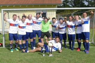 Die diesjährigen Turniersieger - das Webasto-Team (Foto: DJK Würmtal)