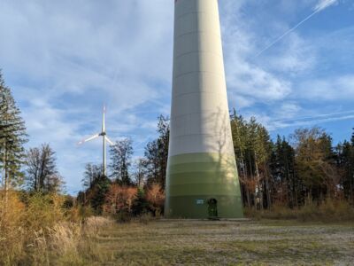 Anlage 3 auf einer Lichtung (im Hintergrund Anlage 2) Foto: Unser Würmtal