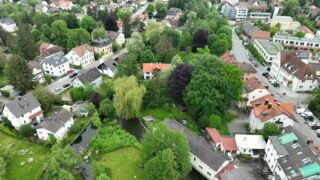 Das betroffene Gebiet - am unteren Bildrand fehlt die Bahnhofstraße (Foto: Unser Würmtal)