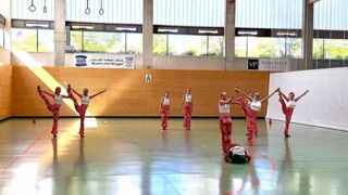 Für Begeisterung sorgte die Vorführung der Cheerleader (Susanne Rottmann, TSV Neuried)