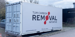 Das Trockeneislager der TUM Carbon Removal Initiative e. V. in Garching (Foto: TUM Carbon)