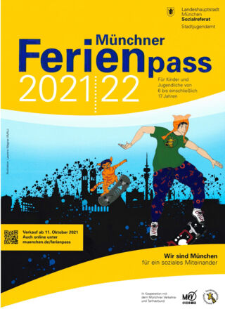 Münchner Ferienpass 2021/2022 (Grafik: Landeshauptstadt München)