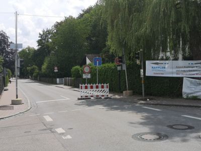 Pentrieder Straße in Richtung Gautinger Straße Sackgasse (Foto: Unser Würmtal)