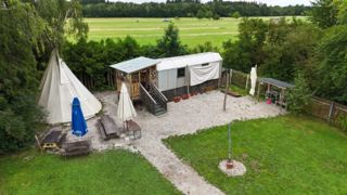 Der Waldkindergarten, idyllisch gelegen auf der Schusteralm am Ortsrand der Gemeinde (Foto: Unser Würmtal)