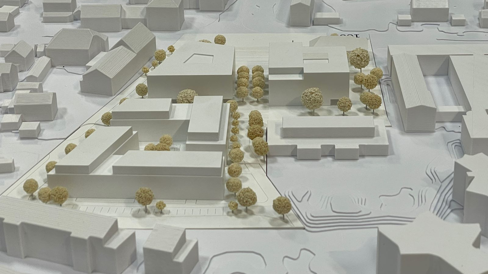 Grafik aus dem städtebaulichen Ideenwettbewerb vom Berliner Büro Ackermann + Renner Architekten