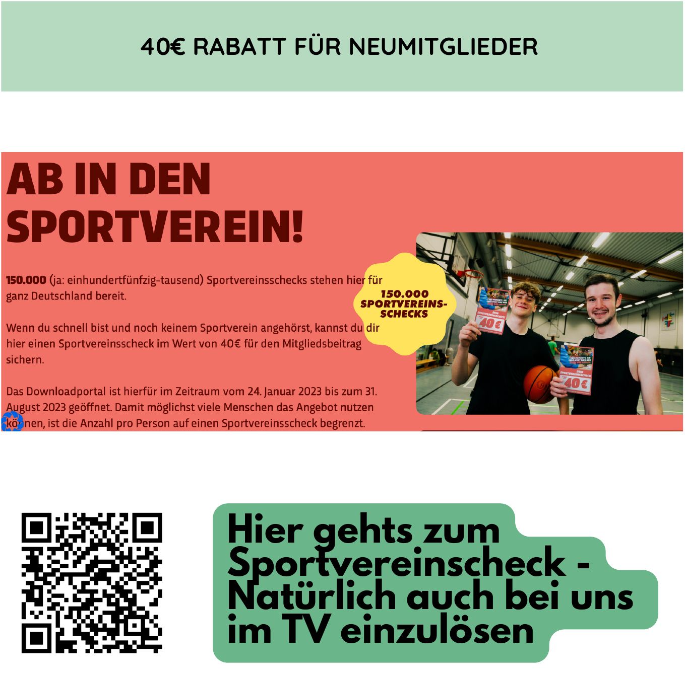 Ein Mausklick bringt dich zum Förderportal des Deutschen Olympischen Sportbund e.V. (Grafik: TV Planegg Krailling)