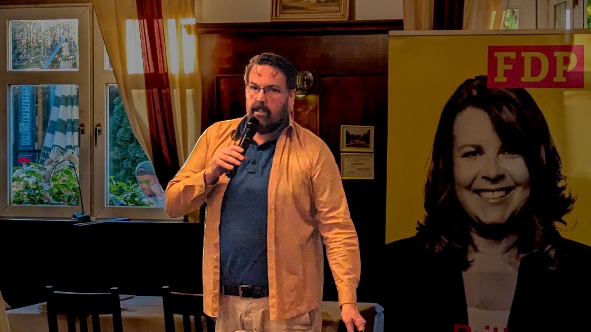 André Hartmann in der Kraillinger Brauerei (Foto: Unser Würmtal)