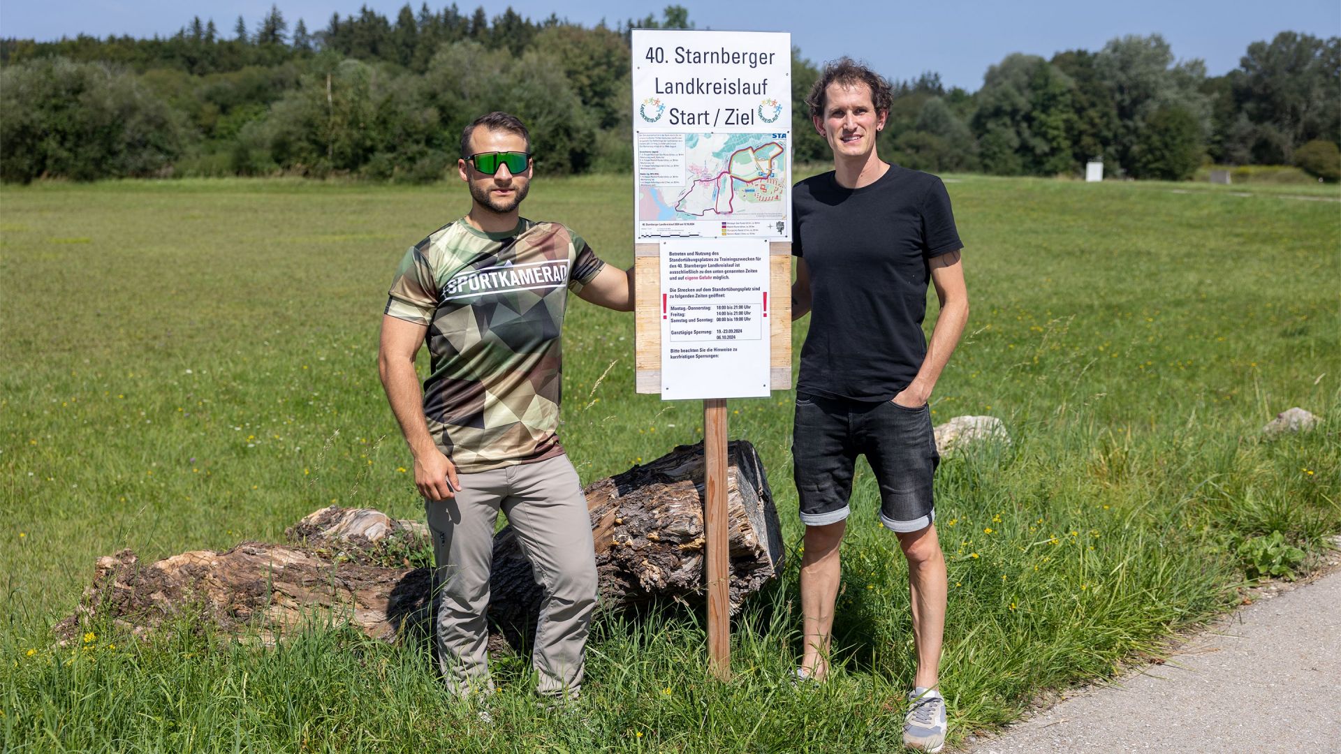 Die Strecken sind markiert - das Training kann beginnen!