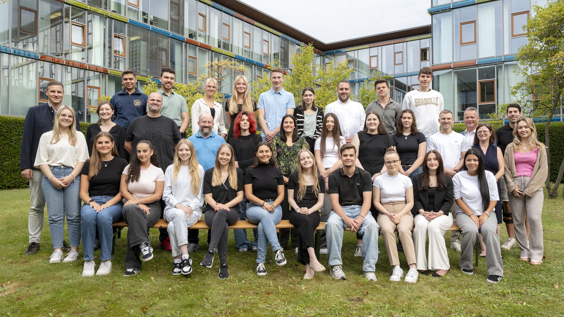 Auszubildende und Studierende am ersten Tag im Landratsamt München (Foto: Jürgen Sauer)